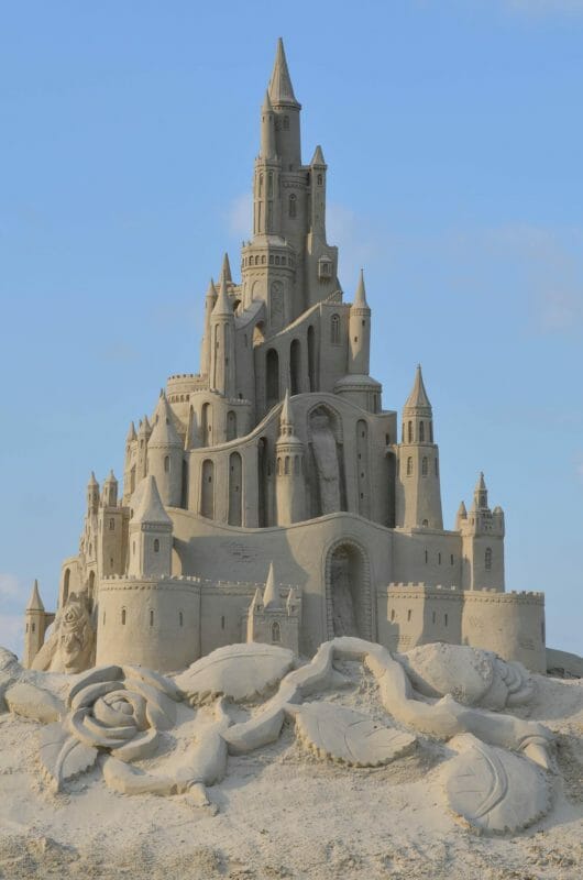 Burg Sandskulptur