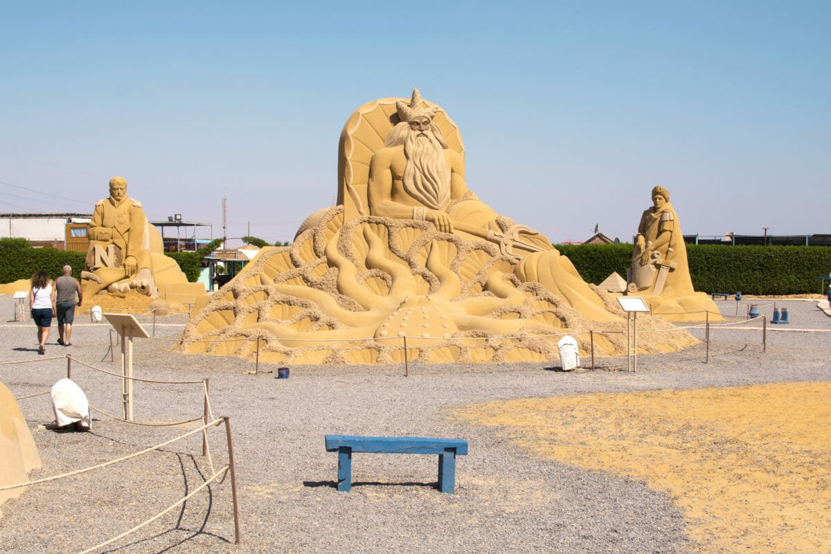 Esculturas de arena en Hurgada